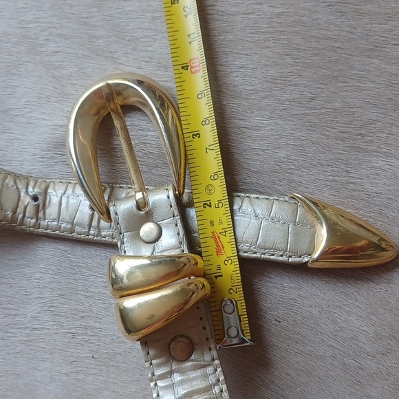 Leatherock  Belt With Gold Buckle main image 5